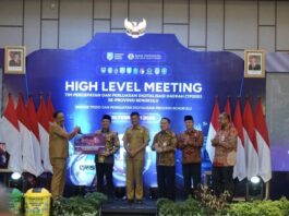 High Level Meeting TP2DD Bengkulu, Wagub Mian Ajak Kepala Daerah Melek Digital