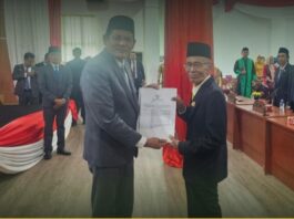 PAW, Achmad Syarkawi Resmi Dilantik Jadi Anggota DPRD Bengkulu Tengah