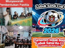 TERBENTUKNYA KEPANITIAAN TURNAMEN SEPAK BOLA LUBUK SANAI CUP II