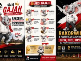 AKSI GAJAH PSI BENGKULU: 23 Juni Kunci Komando, Pelantikan Serentak Guncang Hotel Mercure