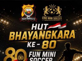 Polda Bengkulu Gelar Fun Mini Soccer, Meriahkan HUT Bhayangkara ke-80