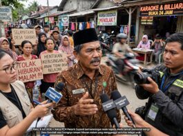 WARGA SIDODADI DESAK PEMERINTAH TUTUP TEMPAT HIBURAN YANG MENGGANGGU KENYAMANAN DAN PROSES PENDIDIKAN ANAK BANGSA
