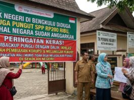 TK PEMBINA 1 BENGKULU DIDUGA PUNGUT SPP RP200 RIBU. NEGARA SUDAH GELONTORKAN RP600 RIBU PER MURID