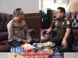 KAPOLRES MUKOMUKO ERATKAN SINERGI ANTAR APARAT PENEGAK HUKUM MELALUI SILATURAHMI KHUSUS KE KEJAKSAAN NEGERI MUKOMUKO
