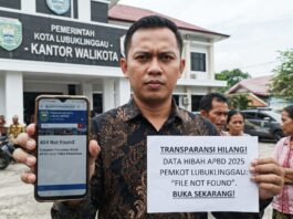 SKANDAL! DATA HIBAH APBD 2025 LUBUKLINGGAU “LENYAP” DARI WEBSITE. PEMKOT DIDUGA LANGGAR UUD & UU KIP