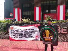 RIO VIKRAM DARI LSM LIDIK DESAK KPK BERI KEPASTIAN USAI GELAR PENGGELEDAHAN DI BENGKULU