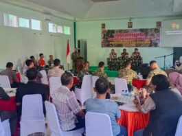 Cegah Karhutla,Kodim 0409/Rejang Lebong Gelar Rakor Bersama Lintas Instansi dan Pemerintah Desa