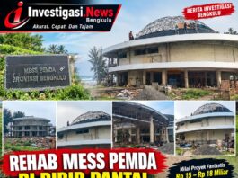 REHAB MESS PEMDA DI BIBIR PANTAI DIDUGA TABRAK ATURAN NEGARA
