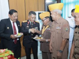 Kapolda Bengkulu Hadiri Upacara Peringatan HUT TNI Ke-81 di Makorem 041/Gamas