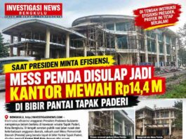 SAAT PRESIDEN MINTA EFISIENSI, MESS PEMDA DISULAP JADI KANTOR MEWAH Rp14,4 M DI BIBIR PANTAI TAPAK PADERI