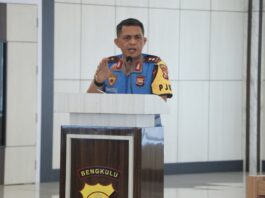 Polda Bengkulu Ikuti Pengambilan Sumpah dan Pakta Integritas Seleksi Pendidikan Polri T.A. 2027